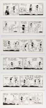 Mel Casson Redeye Daily Comic Strip Original Art Group of 6 (King Features Syndicate, 1993-1995). (Total: 6 Original Art)