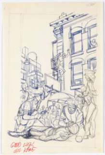 Gil Kane Amazing Spider-Man #96 Cover Preliminary Original Art (Marvel, 1971). | Heritage