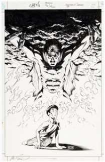 Mike S. Miller Adventures of Superman #588 Cover Original Art (DC, 2001). | Heritage