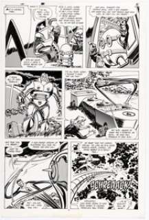 John Buscema and Tom Palmer The Avengers #300 Story Page 8 Original Art (Marvel, 1989). | Heritage