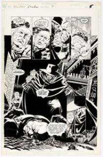 Eduardo Barreto The Shadow Strikes #9 Story Page 5 Original Art (DC, 1990). | Heritage