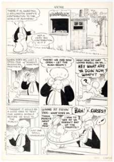 Bud Sagendorf Popeye #8 Story Page 3 Original Art (Dell, 1949). | Heritage