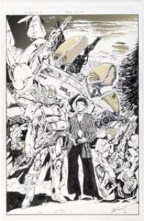 Richard Bennett Wildstorm Universe Sourcebook #1 Ivana and the Keepers Illustration Original Art (Image/WildStorm, 1995). | Heritage