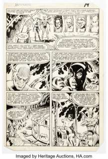 Don Perlin and Andy Mushynsky The Defenders #111 Hellcat and Satan Story Page 15 Original Art (Marvel, 1982). | Heritage