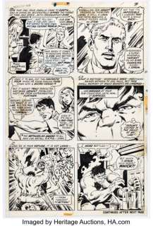 Herb Trimpe and John Severin The Incredible Hulk #154 Story Page 3 Original Art (Marvel, 1972). | Heritage