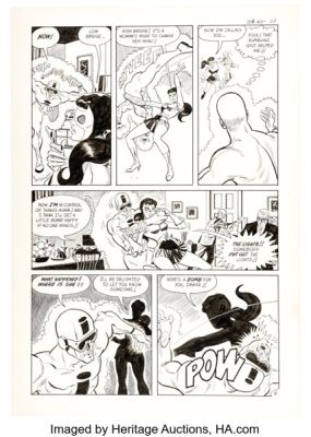 Jim Aparo Captain Atom #88 Nightshade Story Page 6 Original Art (Charlton, 1967). | Heritage