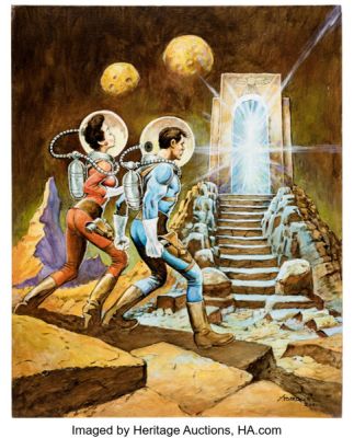 Don Marquez - Sci-Fi Painting Original Art (2021).