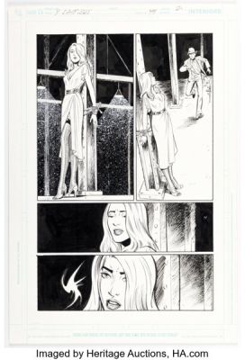 Pia Guerra and José Marzán Jr. Y: the Last Man #49 Story Page 2 Original Art (DC, 2008).