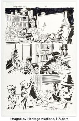 Jason Armstrong Daring Mystery Comics 70th Anniversary Special #1 "The Phantom Reporter" Story Page 15 Original Art (Marvel, 2009).