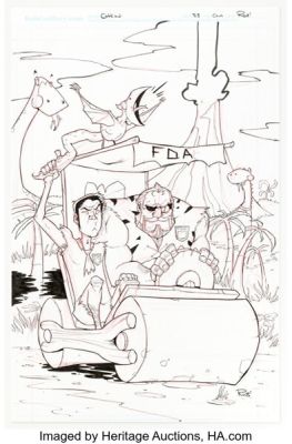 Rob Guillory Chew #53 Cover Original Art (Image, 2015).