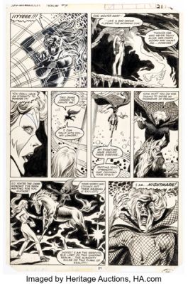 Frank Springer and Armando Gil Dazzler #4 Nightmare Story Page 16 Original Art (Marvel, 1981). | Heritage