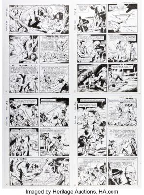 Angelo Todaro and Vanda Ceretto Turok, Son of Stone #105 Partial Story Original Art Group of 12 (Western/Gold Key, 1976). (Total: 12 Original Art) | Heritage