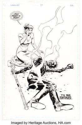 Peter Snejbjerg and Gregory Wright Starman #52 Splash Page 22 Original Art (DC, 1999). | Heritage