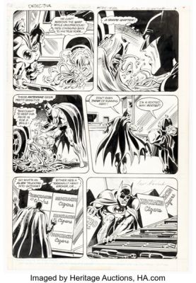 Irv Novick and Steve Mitchell Detective Comics #595 Story Page 9 Original Art (DC, 1988). | Heritage