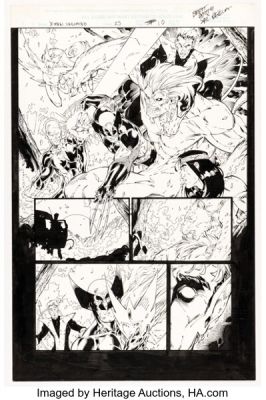 Brett Booth and Sal Regla X-Men Unlimited #25 Wolverine and Alpha Flight Story Page 10 Original Art (Marvel, 1999).