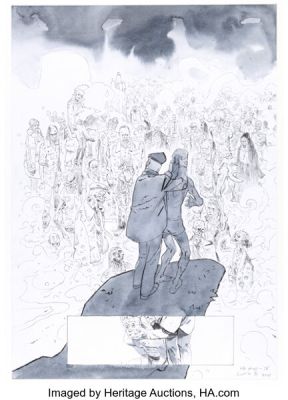 Matias Bergara John Constantine: Hellblazer #10 Story Page 18 Original Art (DC, 2020).