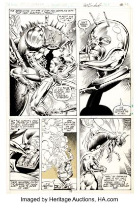 Pat Broderick and Armando Gil Micronauts #20 Story Page 14 Original Art (Marvel, 1980). | Heritage