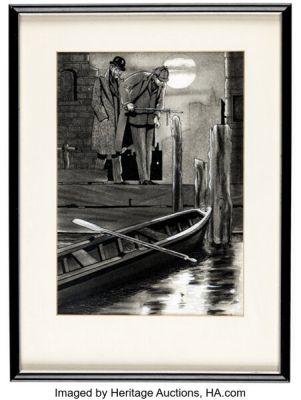 Frank Utpatel Sherlock Holmes: Two Sonnet Sequences Book Illustration Original Art and limited Edition Booklet (Lurther Norris, 1969). (Total: 2 Items) | Heritage