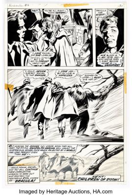 Gene Colan and Tom Palmer Tomb of Dracula #6 Story Page 20 Original Art (Marvel, 1973). | Heritage