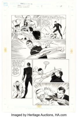 Mark Bagley and Carlos Garzon Strikeforce Morituri: Electric Undertow #4 Story Page 29 Original Art (Marvel, 1990). | Heritage
