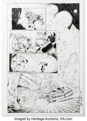 Guido Guidi The Transformers #19 Story Page 7 Original Art (IDW, 2011). | Heritage