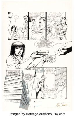 Mike Okamoto, Mike Witherby, and Rick Magyar Maze Agency #15 Story Page 12 Original Art (Innovation, 1990).