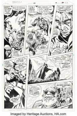Gene Colan and Tom Palmer Tomb of Dracula #68 Story Page 16 Original Art (Marvel, 1979). | Heritage