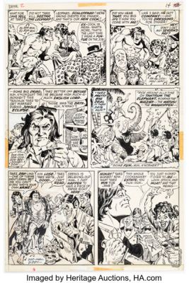 Marie Severin and John Severin Spoof #2 Tarzan Parody Story Page 2 Original Art (Marvel, 1972). | Heritage