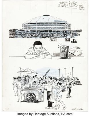 Chris Brunner Who Was the Greatest?: Muhammad Ali Graphic Novel Story Page 27 Original Art (Penguin, 2022).