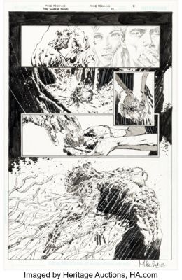 Mike Perkins Swamp Thing #12 Story Page 8 Original Art (DC, 2022). | Heritage