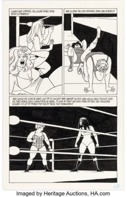 Jaime Hernandez Whoa, Nellie! #3 Xochitl Nava and Gina Bravo Story Page 19 Original Art (Fantagraphics, 1996). | Heritage