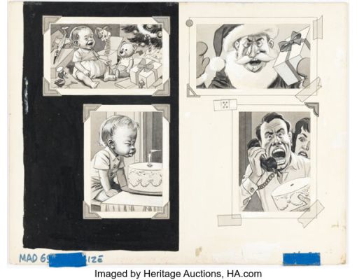 Wally Wood MAD #69 Story Page 8 Original Art (EC, 1962). | Heritage
