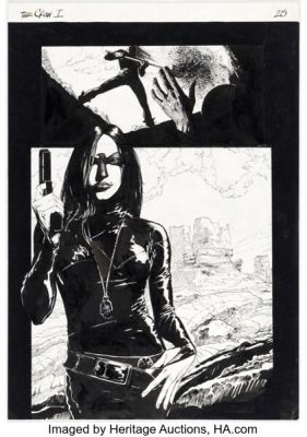 Alex Maleev The Crow: Flesh & Blood #1 Story Page 28 Original Art (Kitchen Sink/Top Dollar, 1996). | Heritage