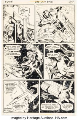 Mike Grell and Tex Blaisdell The Flash #241 Green Lantern Story Page 6 Original Art (DC, 1976). | Heritage