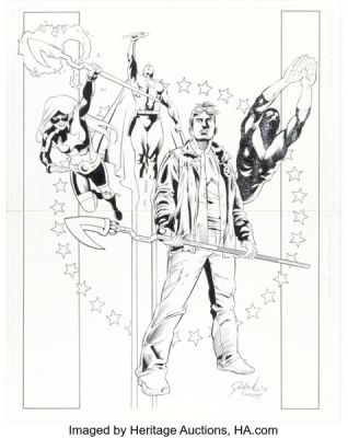 Stephen Sadowski and Mark McKenna - Starman Specialty Illustration Original Art Group of 2 (2007/2013). (Total: 2 Original Art)