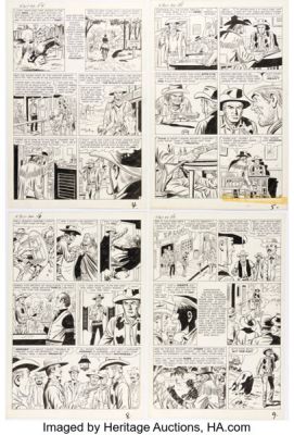 Jack Keller and Dick Ayers Kid Colt Outlaw #94 Story Pages Original Art Group of 7 (Marvel, 1960). (Total: 7 Original Art) | Heritage
