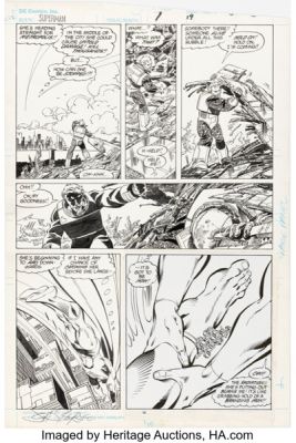 John Byrne and Karl Kesel Superman #7 Story Page 15 Original Art (DC, 1987). | Heritage