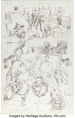 Carlo Pagulayan and Jason Paz Agents of Atlas #5 Story Page 6 Original Art Group of 2 (Marvel, 2009). (Total: 2 Original Art)