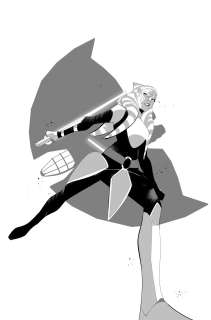George Kambadais - Star Wars: Ahsoka Tano Illustration