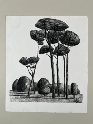 Jacques de Loustal (Né En 1956) | "Pins parasol" | misc / divers