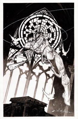 DAREDEVIL #183 FACSIMILE EDITION COVER ART - 1:25 INCENTIVE VARIANT | Comix Art Studio