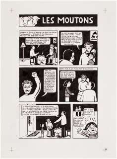 Marjane Satrapi | Persepolis (Original Book Art, page 60) | Sotheby’s