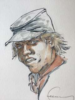 Hermann - Dessin original couleur -Â DukeÂ  | Catawiki