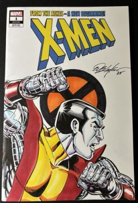 Bob Layton original mixed media Colossus X-Men #1 sketch cover art copic acrylic | eBay US (Buy It Now)