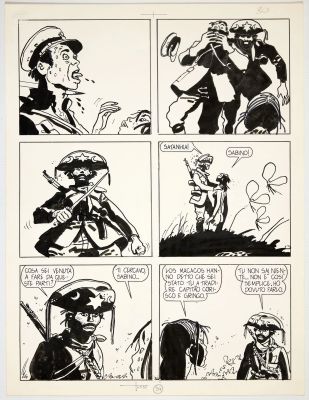 Pratt (Hugo) - La... | PRATT (Hugo) - La Macumba du Gringo, planche n°34 à... | Tessier Sarrou