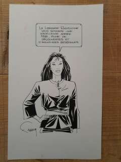 Largo Winch - Dessin original pour carte de voeux - (1995) | Catawiki