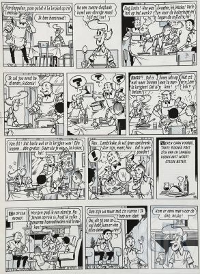 Vandersteen | Lot 293 : Vandersteen / Paul Geerts / Bob et Bobette / Suske en Wiske. Planche… | Dagoty