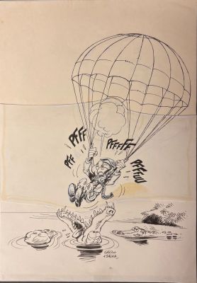 Gazzotti - Illustration... | Lot 35 - Gazzotti - illustration à l’encre de Chine et au crayon... | Tessier Sarrou