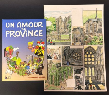 Malik -Un Amour... | Lot 71 - Malik -Un amour de province (Le Brabant wallon), planche... | Tessier Sarrou
