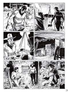 Tex Willer n. 5 - tavola originale "I due disertori" - Brindisi - Loose page - (2019) | Catawiki